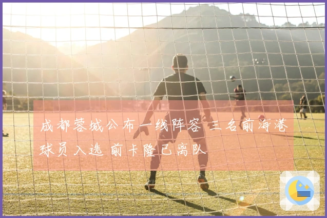 成都蓉城公布一线阵容 三名前海港球员入选 前卡隆已离队